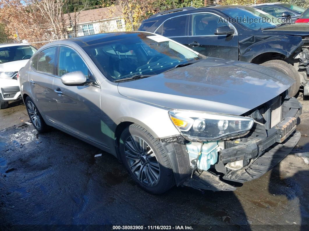 2014 Kia Cadenza Premium Beige vin: KNALN4D78E5125199