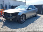 2014 Kia Cadenza Premium Silver vin: KNALN4D78E5128541