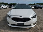 2014 Kia Cadenza Premium White vin: KNALN4D78E5135277