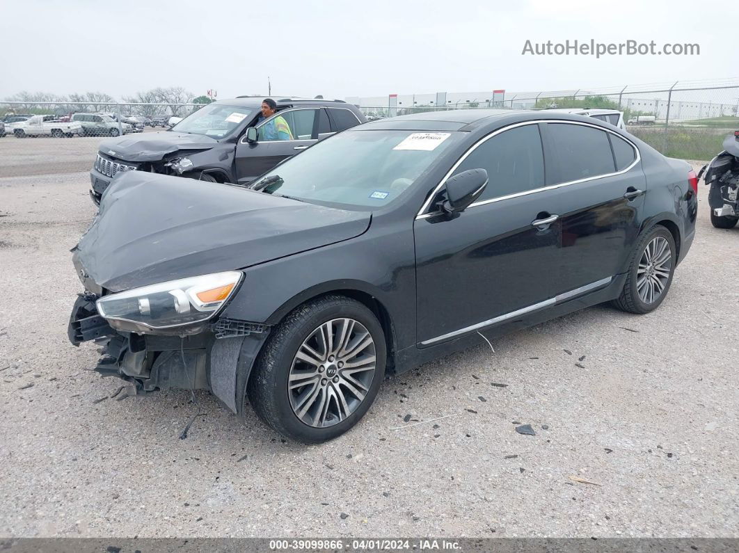 2014 Kia Cadenza Premium Black vin: KNALN4D78E5136977