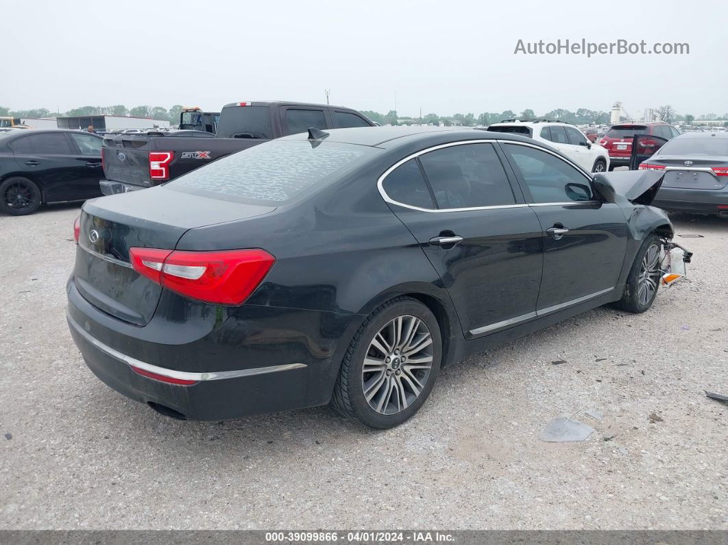 2014 Kia Cadenza Premium Black vin: KNALN4D78E5136977