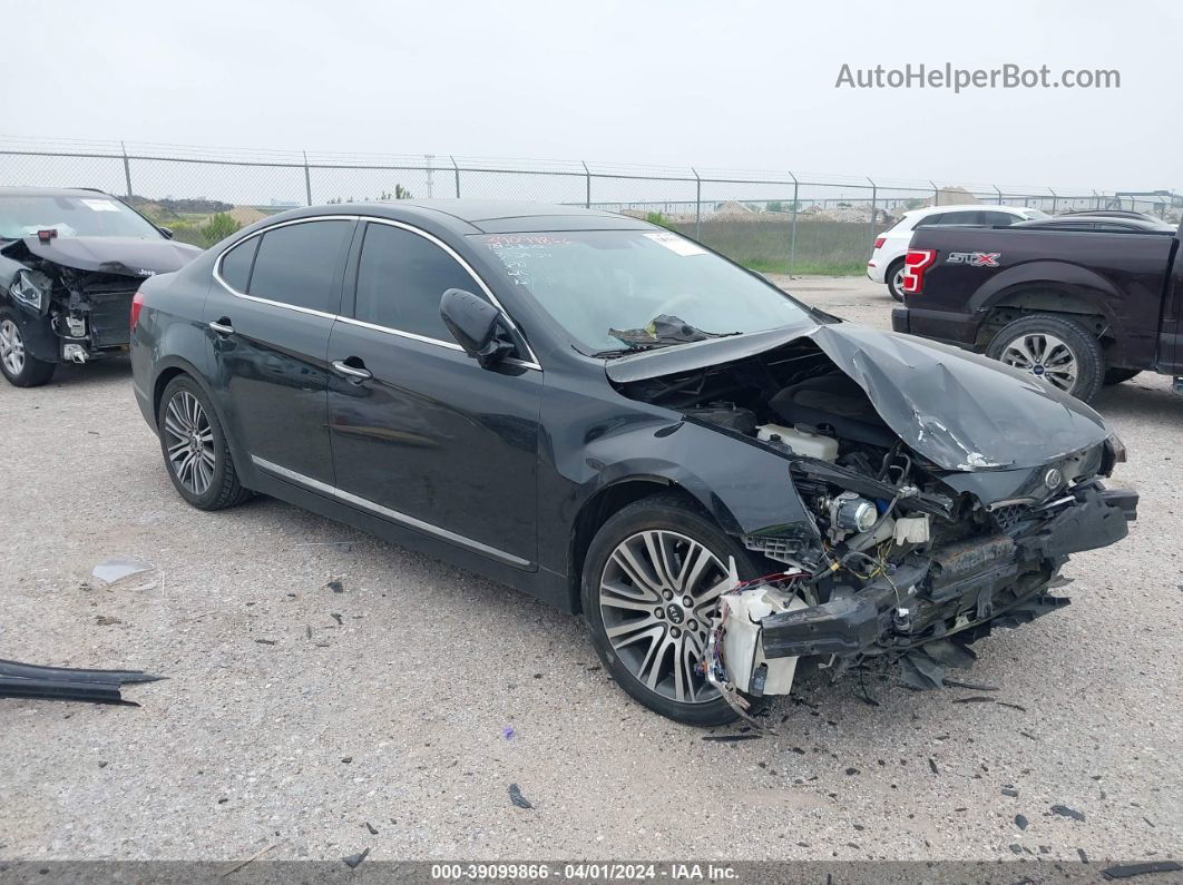 2014 Kia Cadenza Premium Black vin: KNALN4D78E5136977