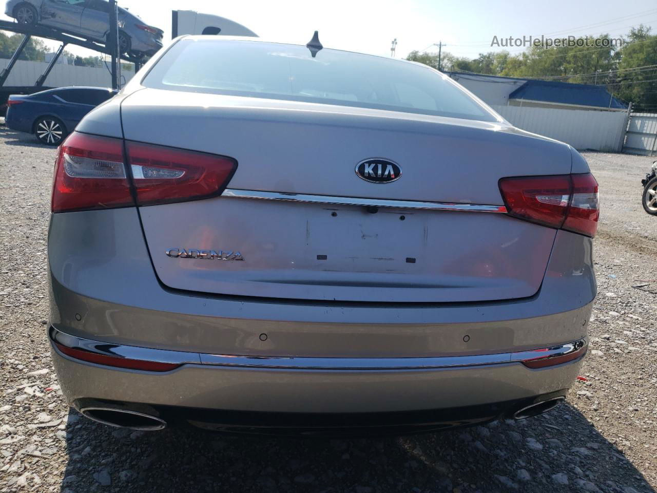 2014 Kia Cadenza Premium Серебряный vin: KNALN4D78E5141919