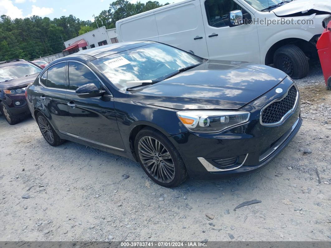 2014 Kia Cadenza Limited Черный vin: KNALN4D78E5143038