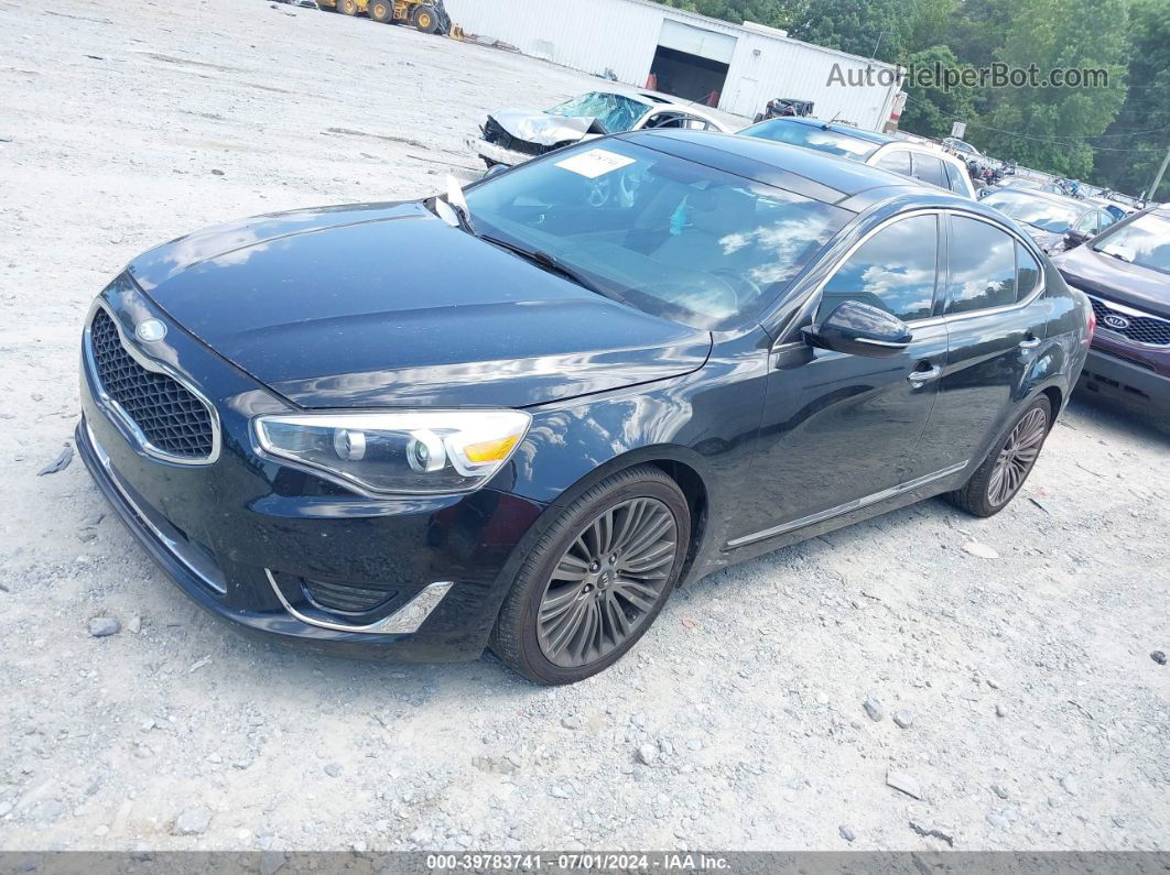 2014 Kia Cadenza Limited Черный vin: KNALN4D78E5143038