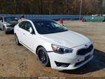 2014 Kia Cadenza Premium White vin: KNALN4D78E5153701