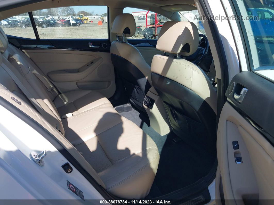 2014 Kia Cadenza Premium Белый vin: KNALN4D78E5153701