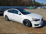 2014 Kia Cadenza Premium White vin: KNALN4D78E5153701