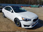 2014 Kia Cadenza Premium White vin: KNALN4D78E5153701