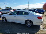 2014 Kia Cadenza Premium White vin: KNALN4D78E5153701