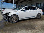 2014 Kia Cadenza Premium Белый vin: KNALN4D79E5120108