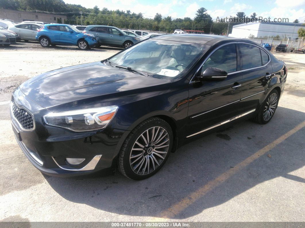 2014 Kia Cadenza Premium Черный vin: KNALN4D79E5121386