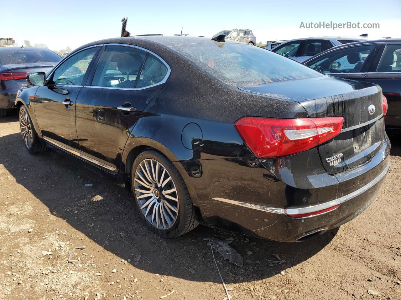 2014 Kia Cadenza Premium Black vin: KNALN4D79E5121596