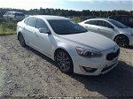 2014 Kia Cadenza Premium White vin: KNALN4D79E5129262