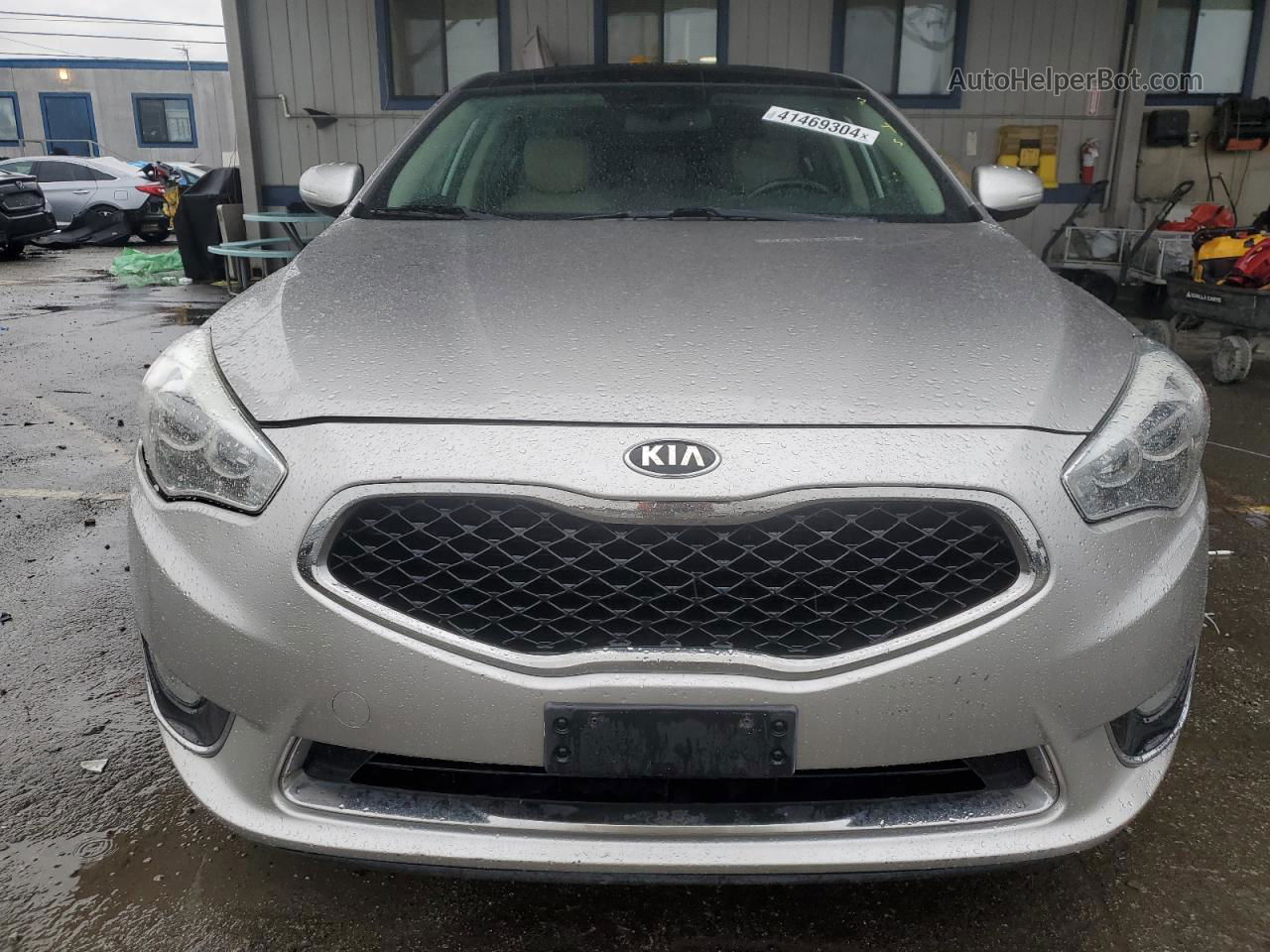 2014 Kia Cadenza Premium Gray vin: KNALN4D79E5129794