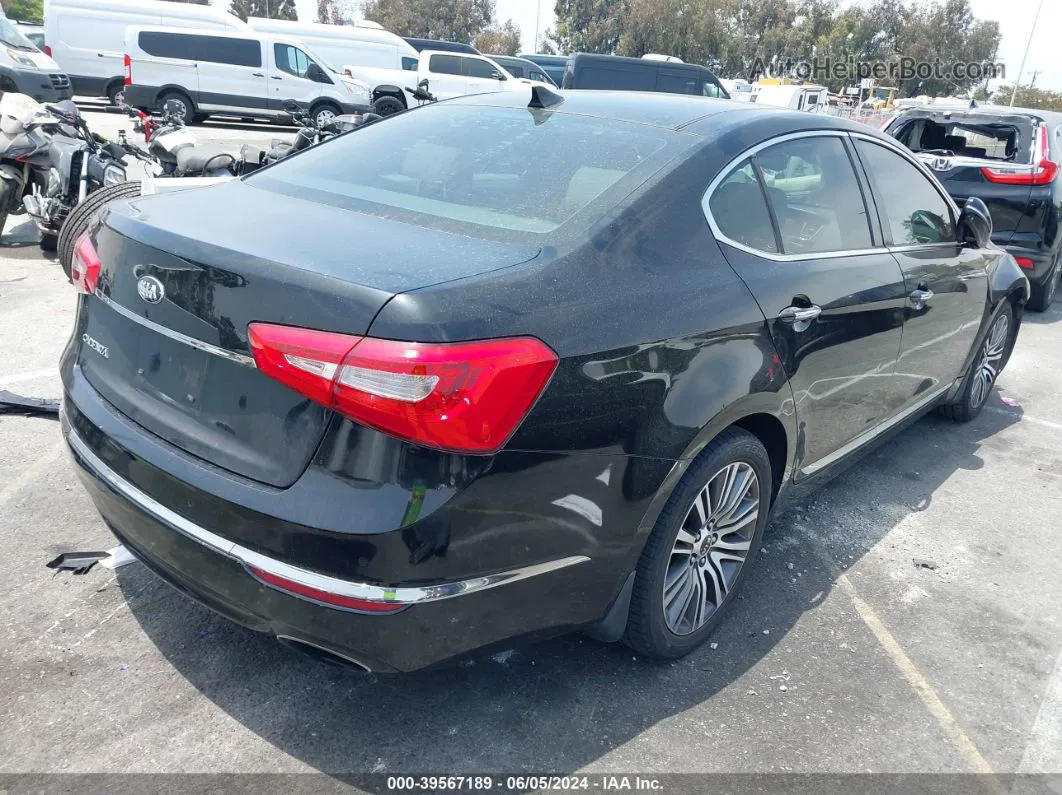 2014 Kia Cadenza Premium Black vin: KNALN4D79E5130637