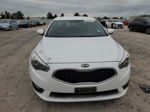 2014 Kia Cadenza Premium White vin: KNALN4D79E5140598