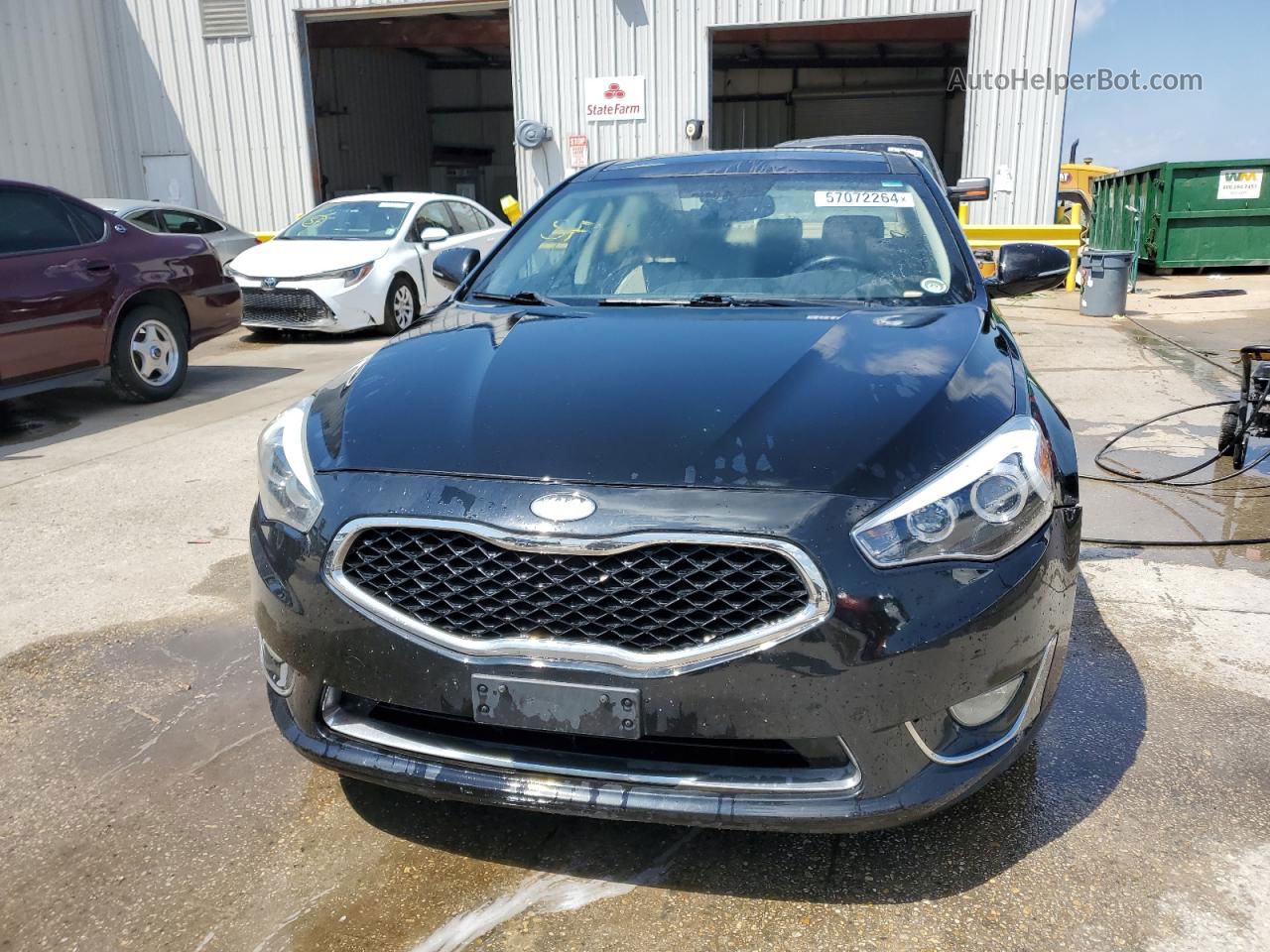 2014 Kia Cadenza Premium Black vin: KNALN4D79E5146255