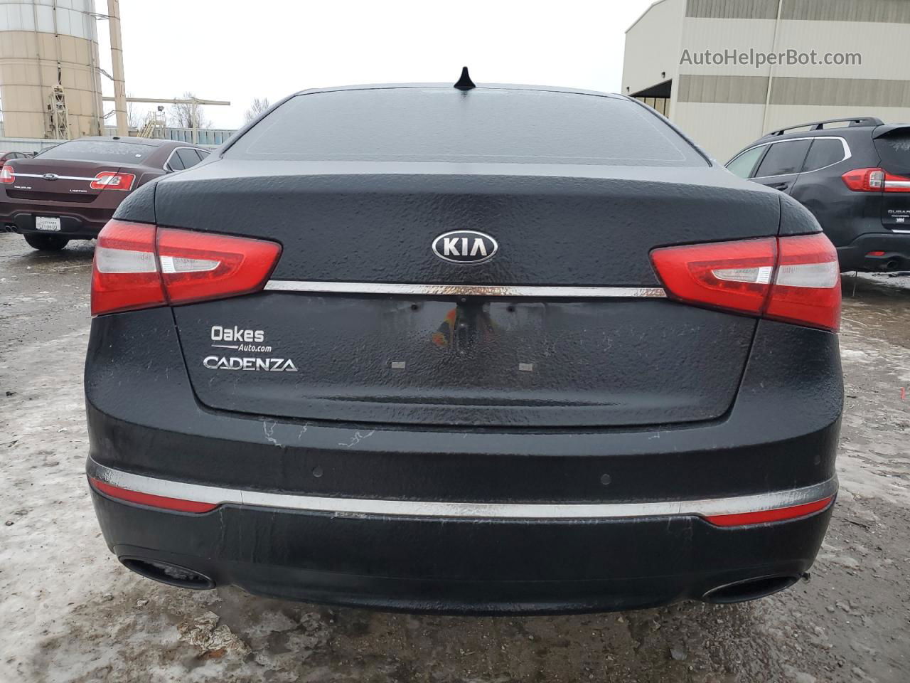 2014 Kia Cadenza Premium Black vin: KNALN4D7XE5123194