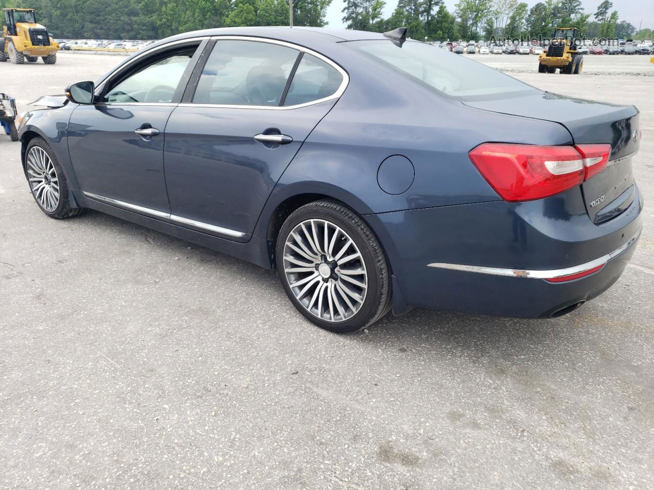 2014 Kia Cadenza Premium Gray vin: KNALN4D7XE5126211