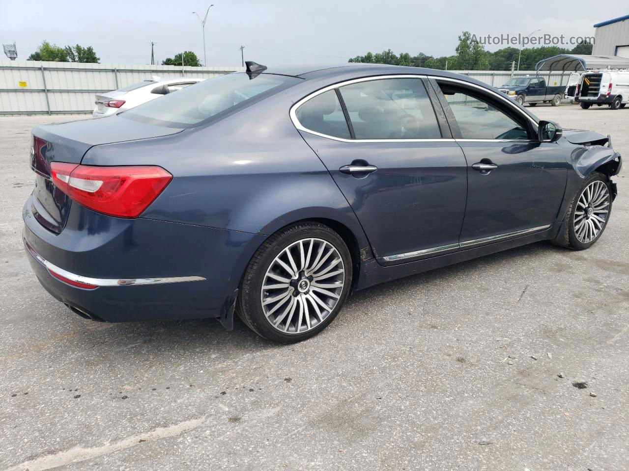 2014 Kia Cadenza Premium Gray vin: KNALN4D7XE5126211