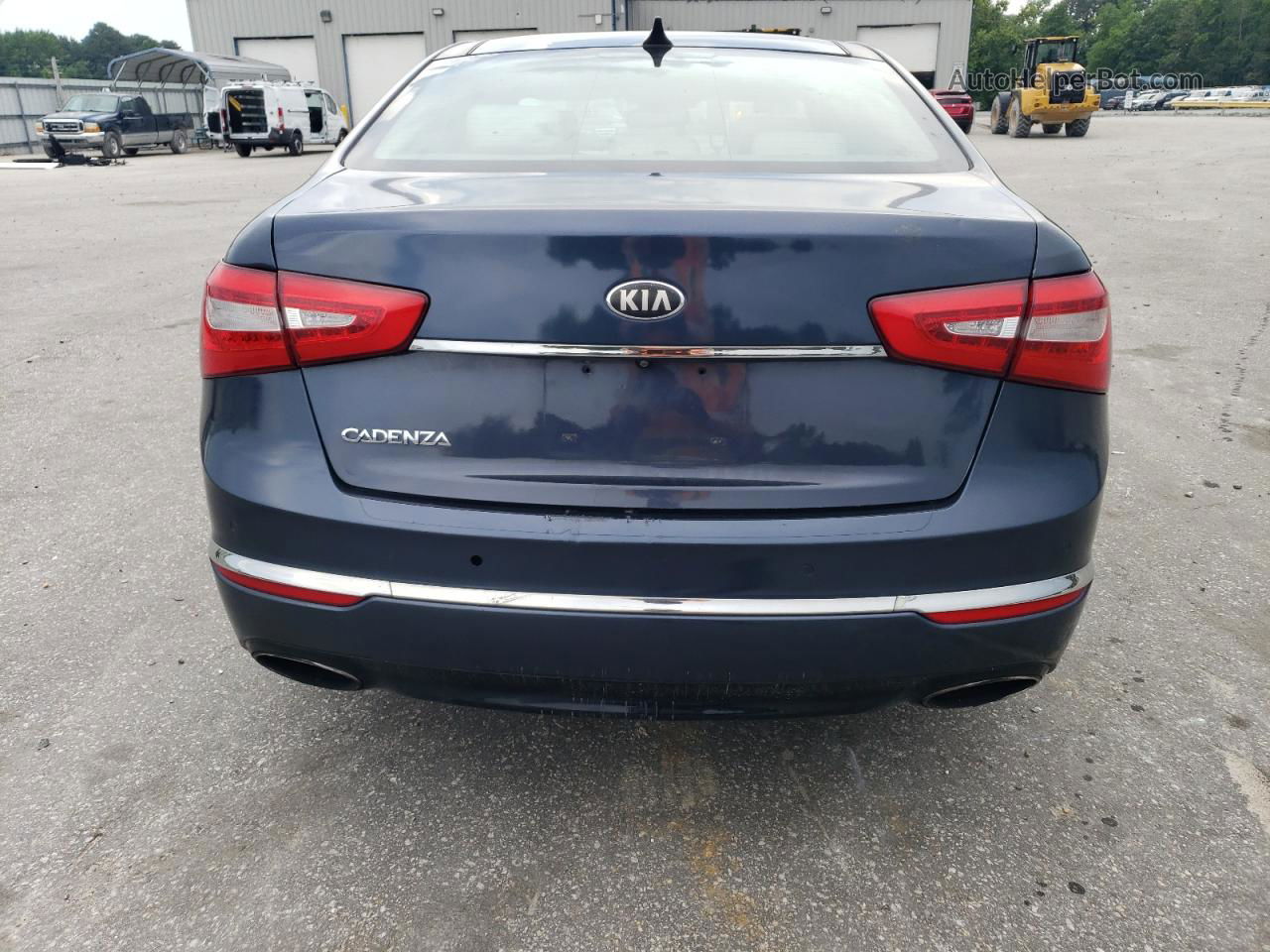 2014 Kia Cadenza Premium Gray vin: KNALN4D7XE5126211