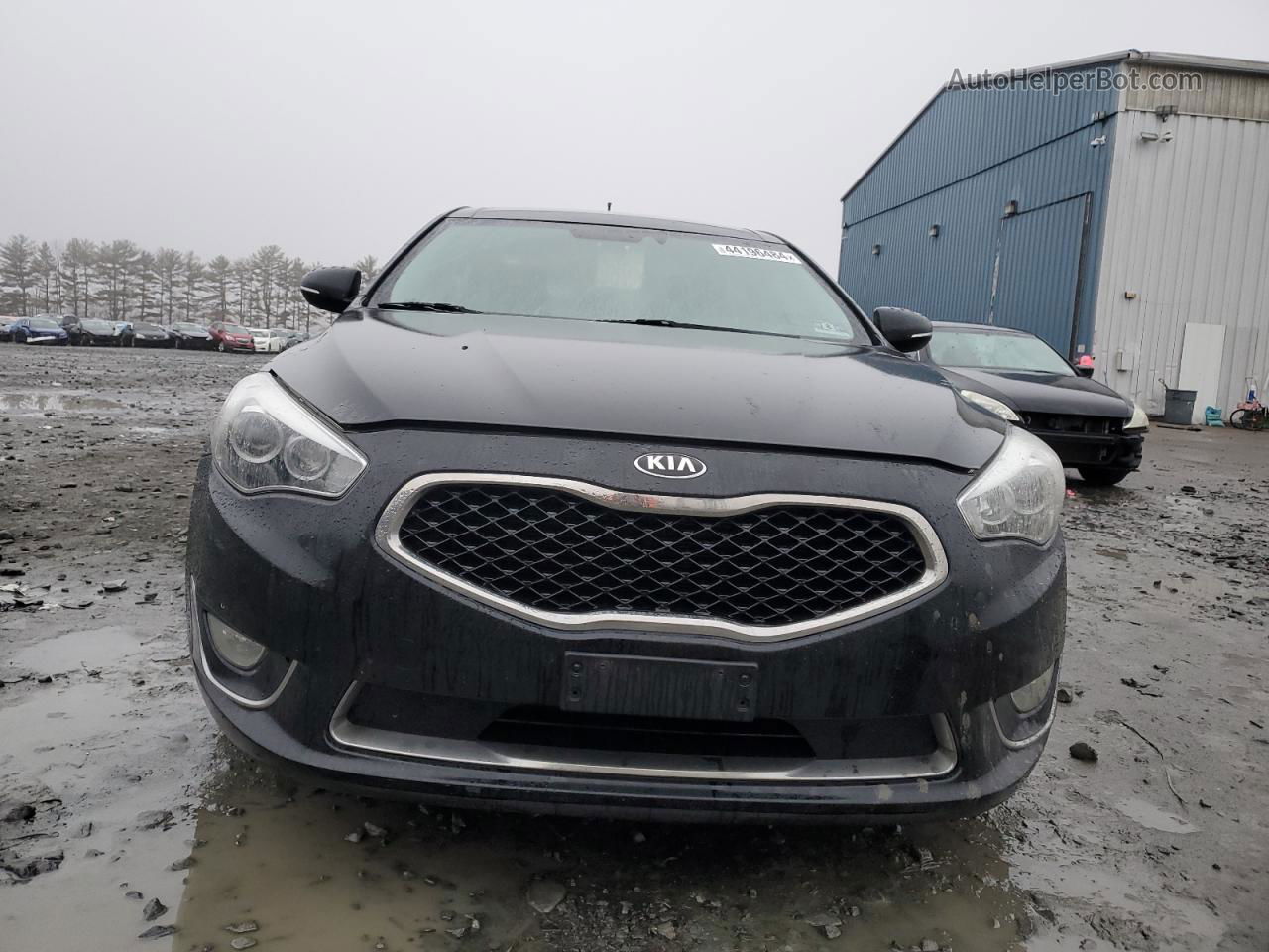 2014 Kia Cadenza Premium Black vin: KNALN4D7XE5140691