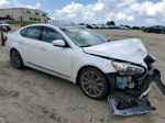 2014 Kia Cadenza Premium White vin: KNALN4D7XE5142151