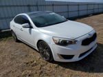 2014 Kia Cadenza Premium White vin: KNALN4D7XE5142795