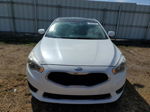 2014 Kia Cadenza Premium White vin: KNALN4D7XE5142795