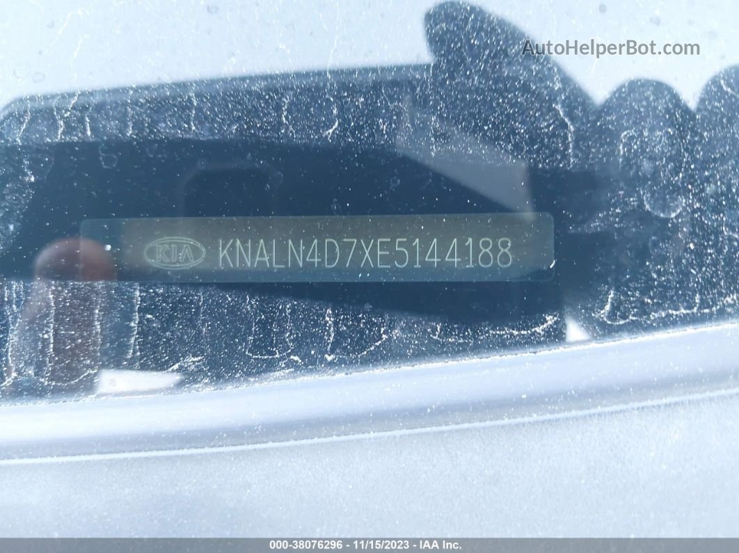 2014 Kia Cadenza Premium Gray vin: KNALN4D7XE5144188