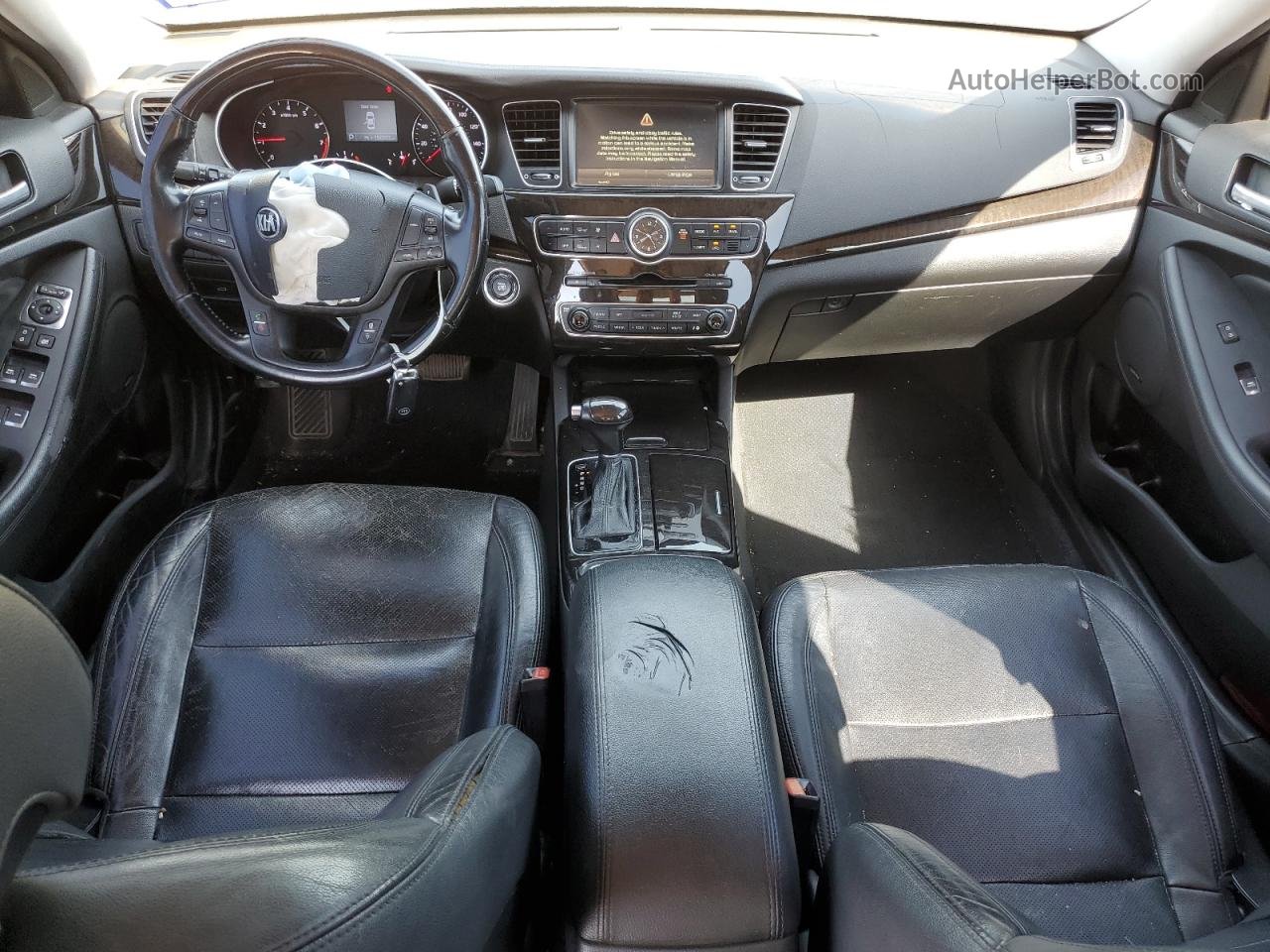 2014 Kia Cadenza Premium Черный vin: KNALN4D7XE5144627