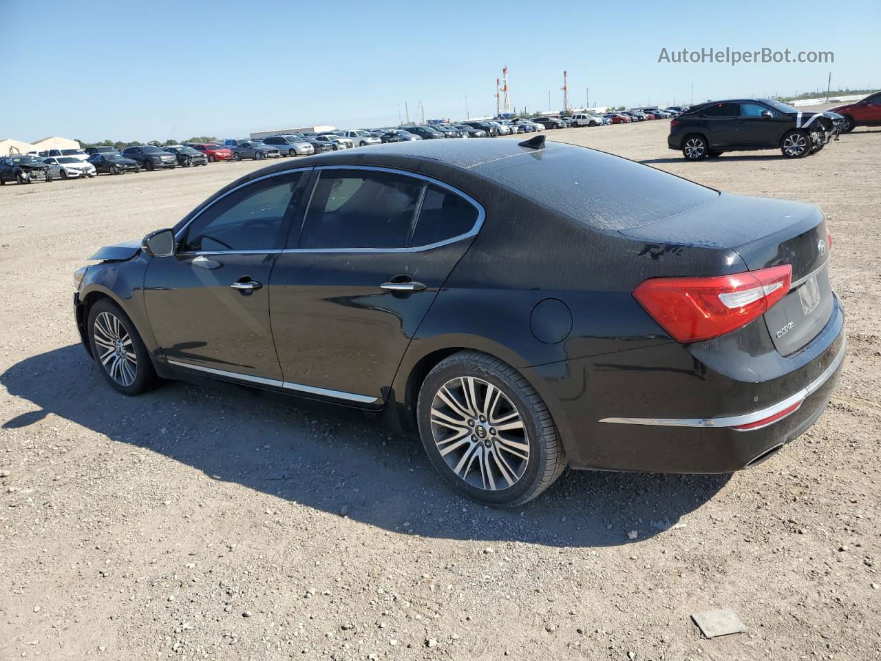 2014 Kia Cadenza Premium Черный vin: KNALN4D7XE5144627