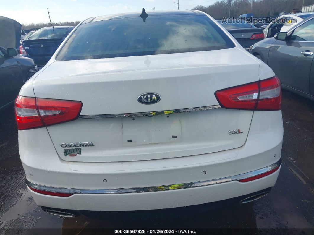 2014 Kia Cadenza Limited Белый vin: KNALN4D7XE5149813