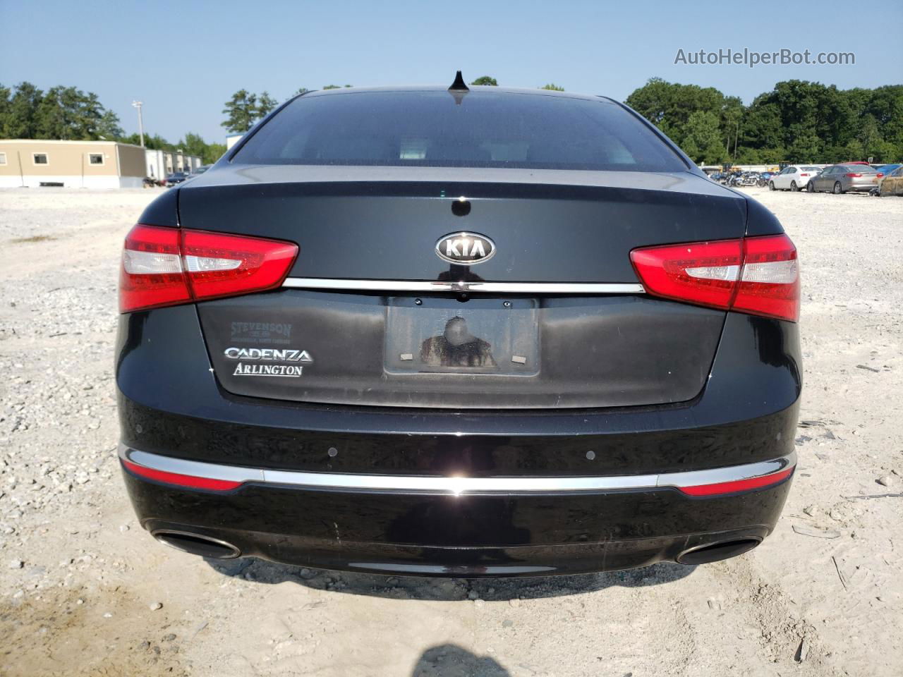 2014 Kia Cadenza Premium Черный vin: KNALN4D7XE5150556