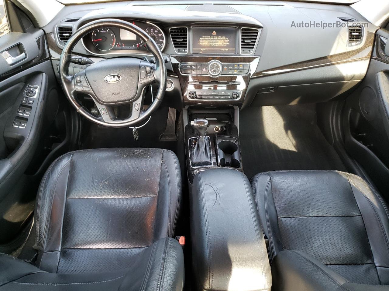 2014 Kia Cadenza Premium Черный vin: KNALN4D7XE5150556