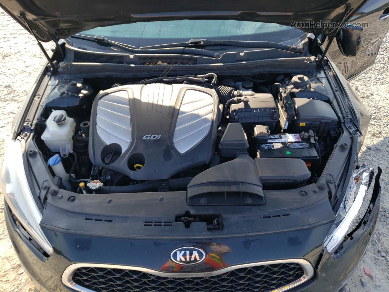 2014 Kia Cadenza Premium Черный vin: KNALN4D7XE5150556