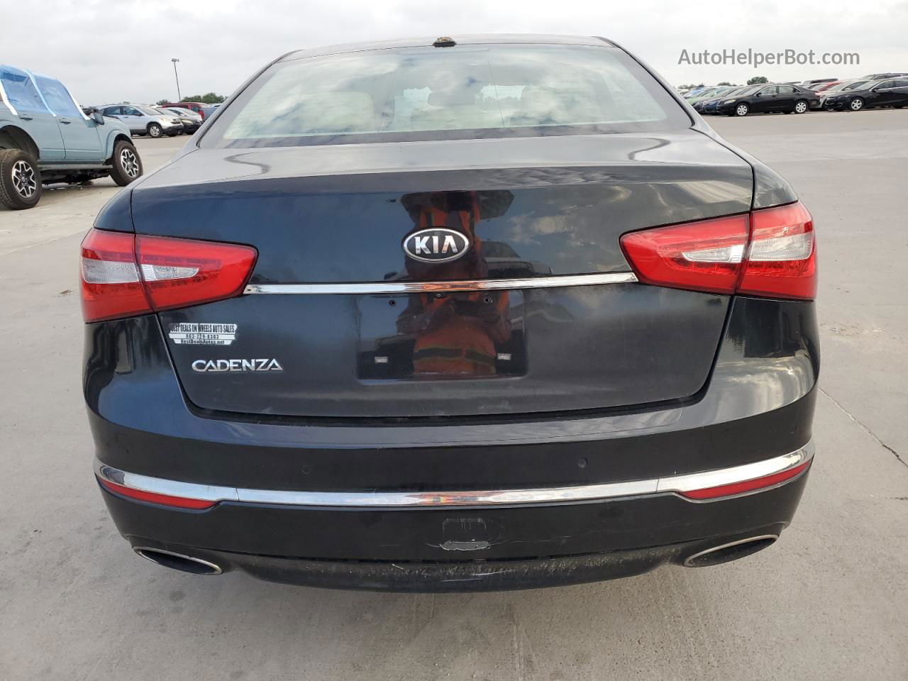 2014 Kia Cadenza Premium Black vin: KNALN4D7XE5160410