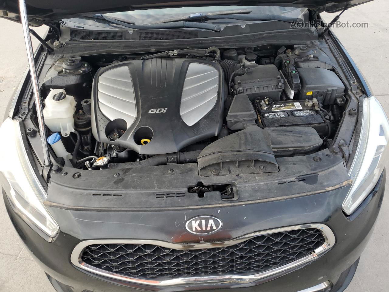 2014 Kia Cadenza Premium Black vin: KNALN4D7XE5160410