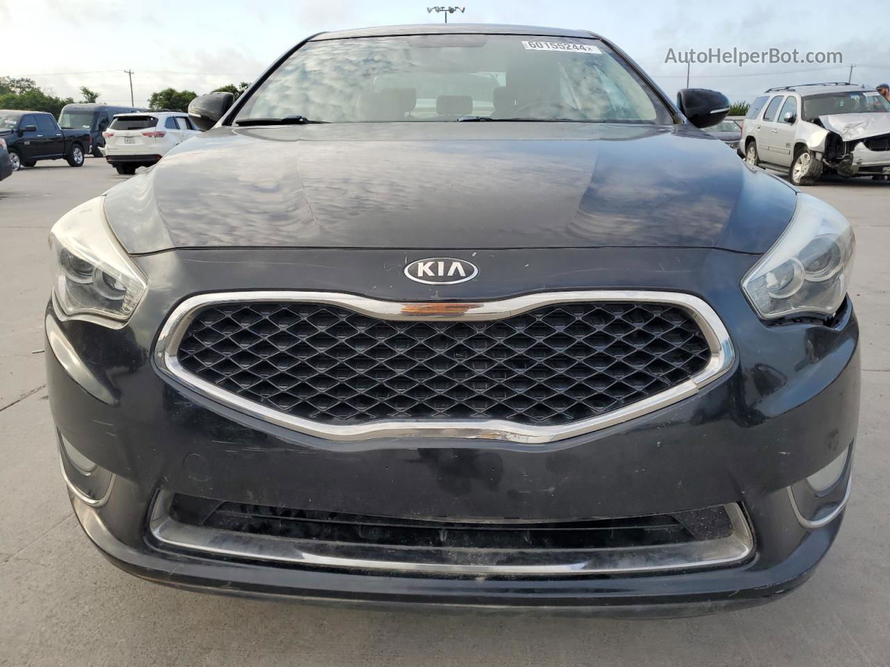 2014 Kia Cadenza Premium Black vin: KNALN4D7XE5160410