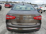 2014 Kia Cadenza Premium Brown vin: KNALN4D7XE5165655