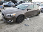 2014 Kia Cadenza Premium Brown vin: KNALN4D7XE5165655