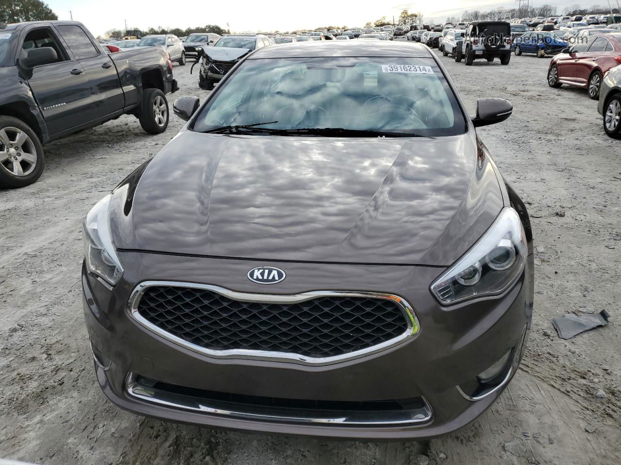 2014 Kia Cadenza Premium Brown vin: KNALN4D7XE5165655