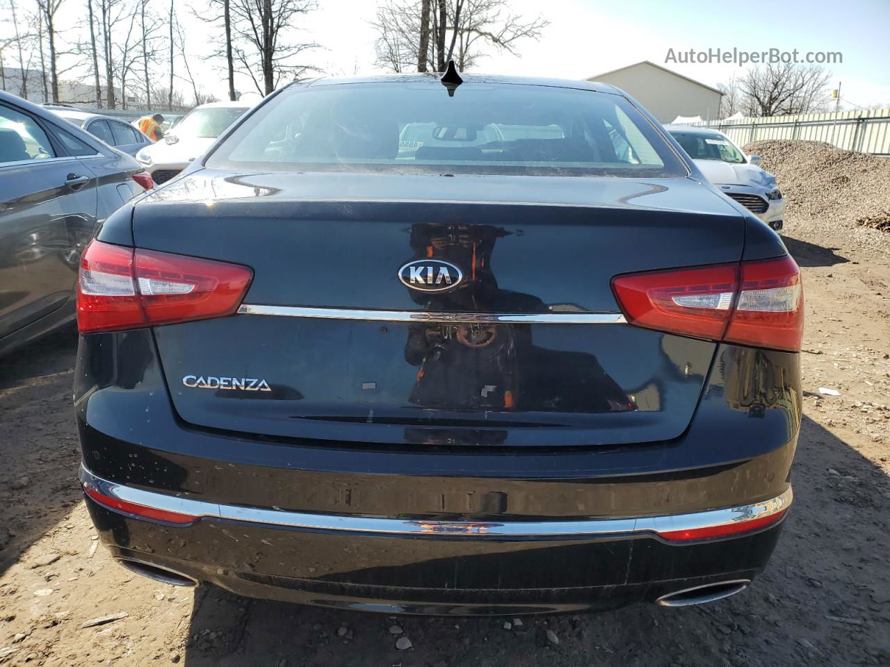 2014 Kia Cadenza Premium Черный vin: KNALN4D7XE5166143