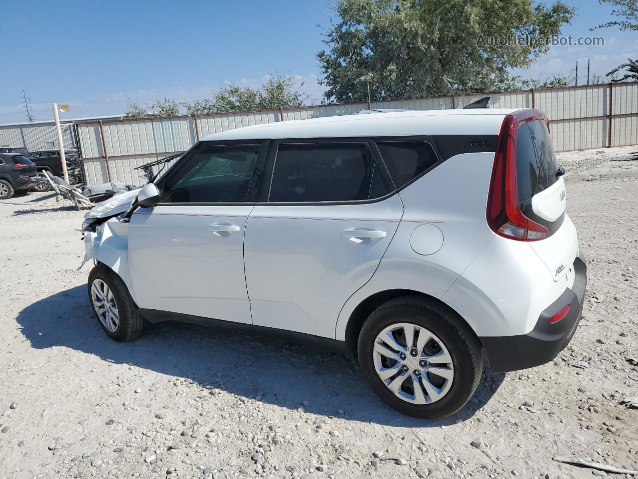 2022 Kia Soul Lx White vin: KNDJ23AU0N7166308