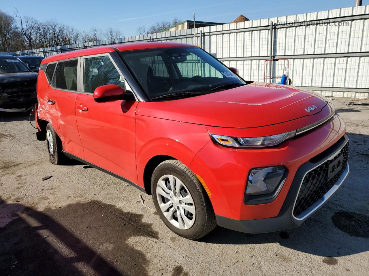 2022 Kia Soul Lx Red vin: KNDJ23AU0N7172027