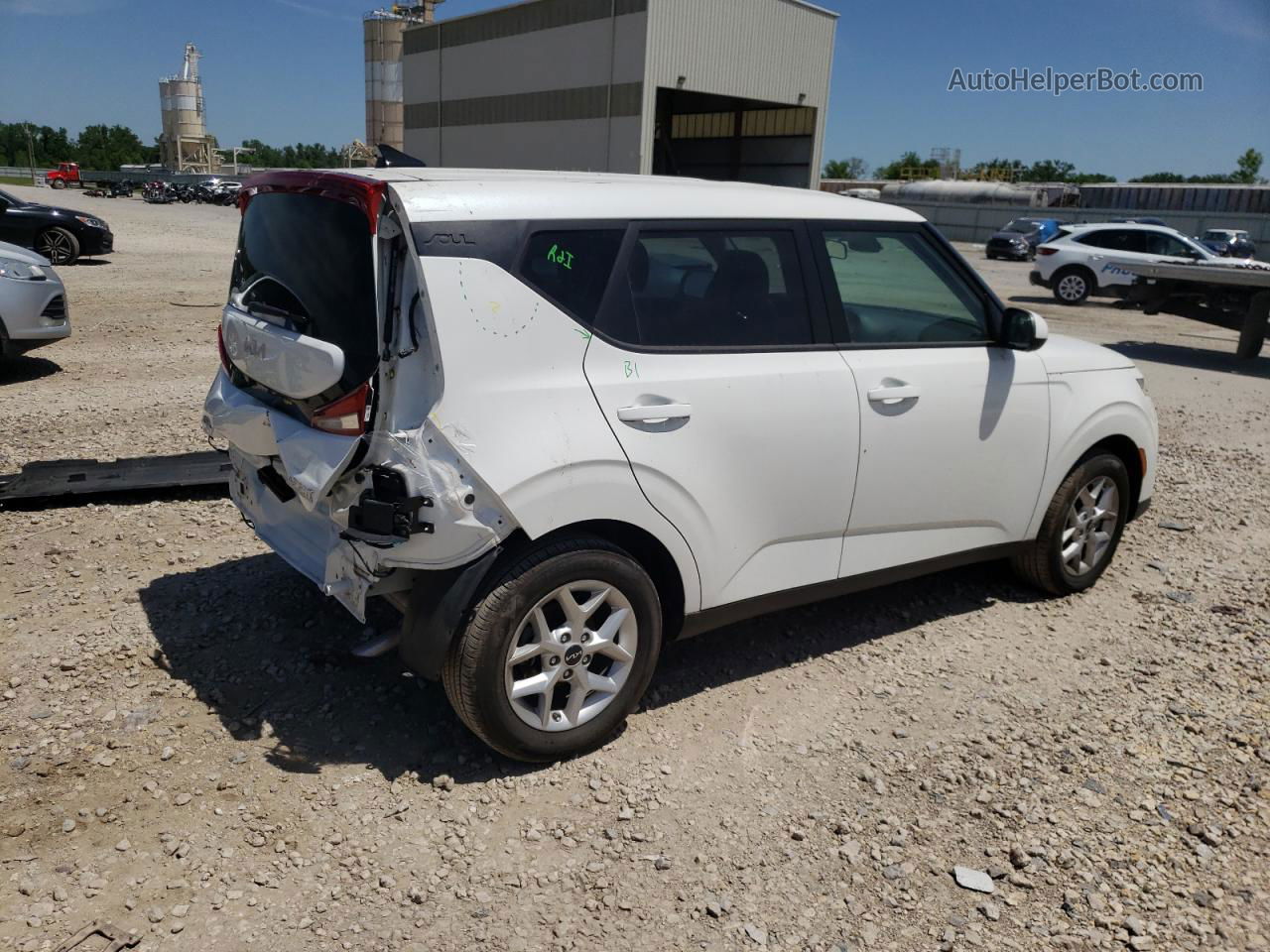 2022 Kia Soul Lx Белый vin: KNDJ23AU0N7186204