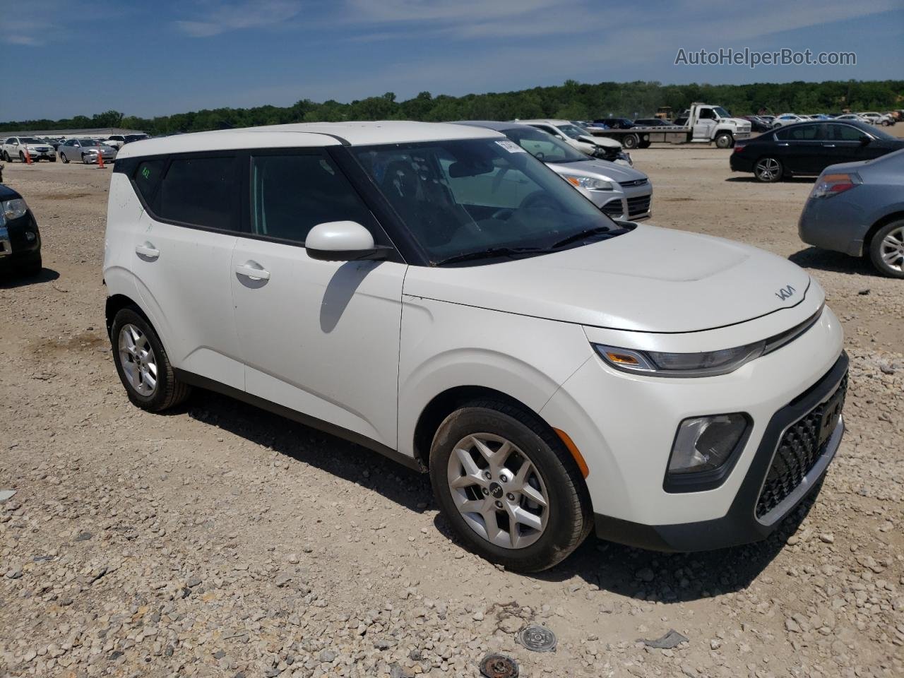 2022 Kia Soul Lx White vin: KNDJ23AU0N7186204