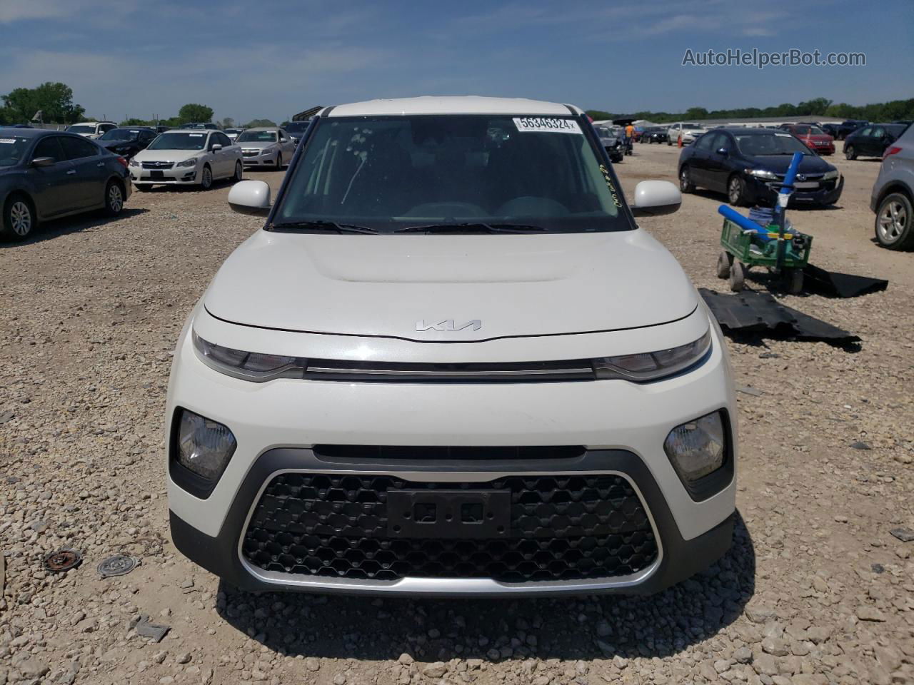 2022 Kia Soul Lx Белый vin: KNDJ23AU0N7186204