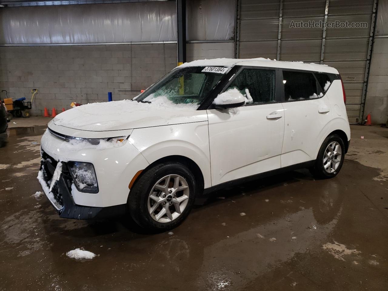 2022 Kia Soul Lx White vin: KNDJ23AU0N7829683